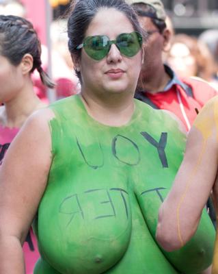 Mujeres gorditas sexys (Body Painted Women BBW)