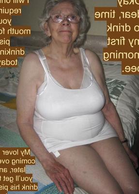 Piss Drinking Fantasy Femdom Granny Legendas