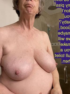 Baño completo Femdom Abuelita BBW Madura Subtítulos