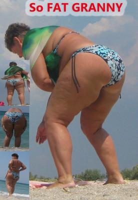 SO FAT ASS GRANNY top candid