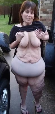 Bbw esposa en bragas de abuela