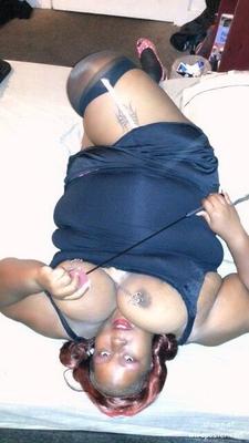 Hot fat black bbw en bas