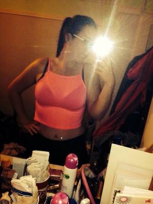 Pink Crop Top Strip