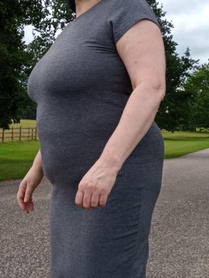 Mature BBW pig outdoors showing to BBC