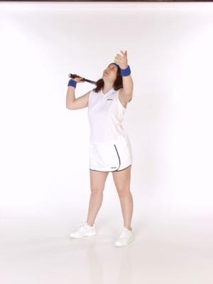 Karen Stripping and Playing with a Tennis Raquet