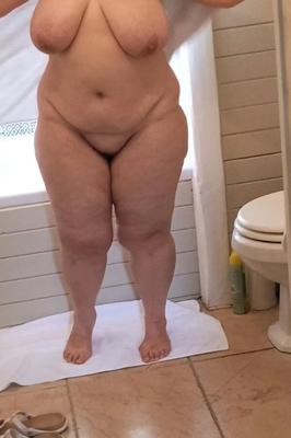 My BBW granny wife unaware