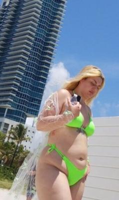 Thick and Saggy MILF in Bikini