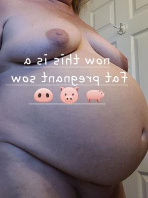 Pig stats of an old fat whore