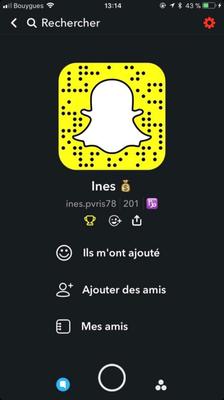 Snapchat Inés Francesa Beurette