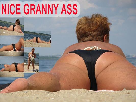 Nice Granny Ass candid