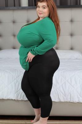 Obese women in clothes