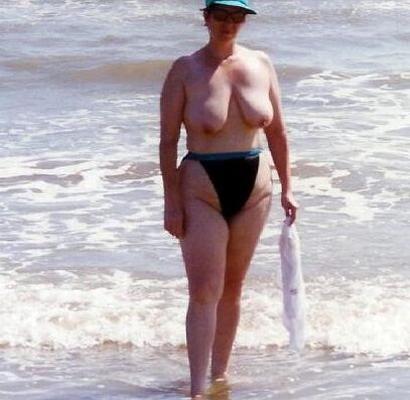 Meine BBW am Strand