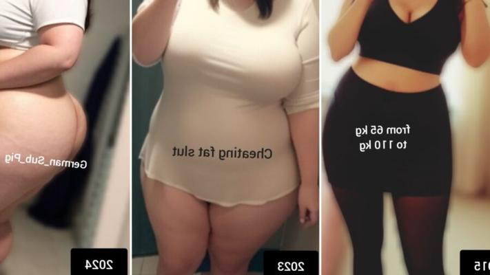 German Cheating BBW Slut (Weight gain)