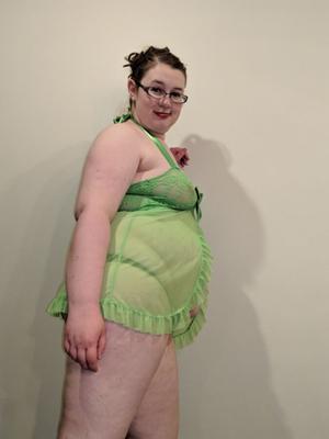 BBWPussyChaser - BBW MILF Cow in Green Lingerie