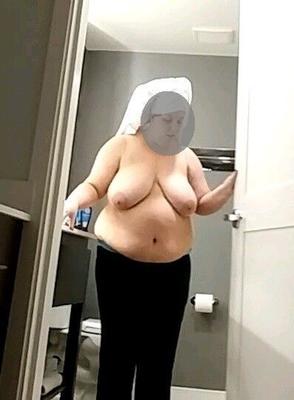 esposa bbw en topless