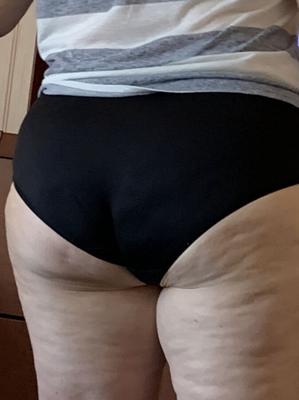 Big Ass in Black Panties