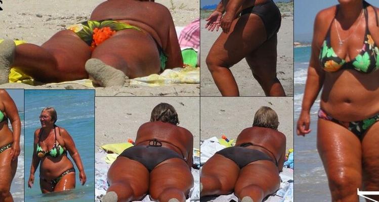 TELLEMENT GROS CUL GRANNY BEACH VOYEUR