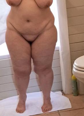 BBW Granny spied in bathroom this morning