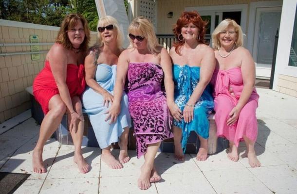 Mature BBW Lesbians Party