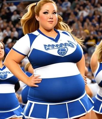 AI Chubby Cheerleaders