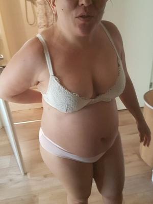 Fat Ass Mature showing Panties at Home - Candid Exposed Flash