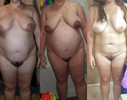 Wife goes from chubby to plumper