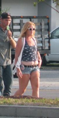 SUPER CALIENTE Gordita BBW Street Walker Puta RUBIA