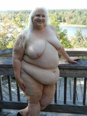 Silver haired granny really bbw