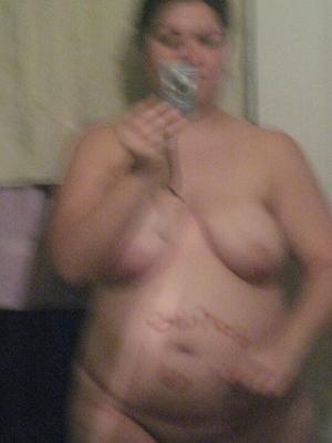 Self humiliatin fat girl