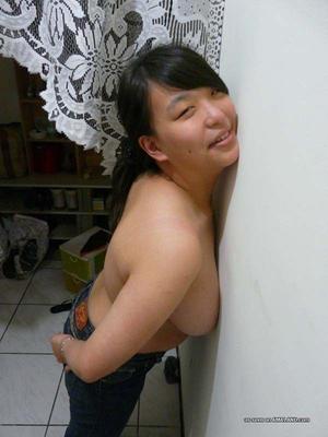 Chubby Asian nude