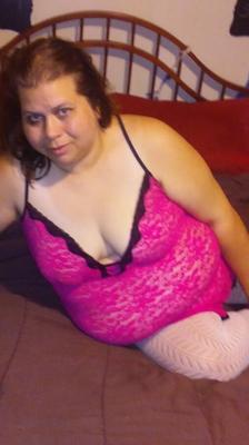 Wife Pink Nighty & Pantyhose For Your Comments & Destroying