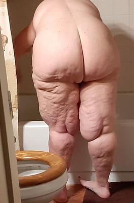 Bbw whore wife cellulite ass and thighs