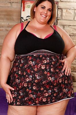 Gorda e sexy BBW Erin Green fica nua