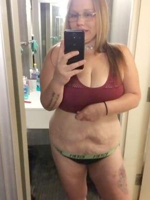 Charlotte NC pudgy fat belly escort SOFT MUFFIN TOP bunni