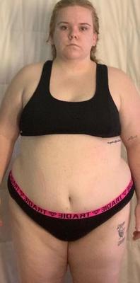 BBW Blonde Sexy Body Bra Knickers Fat Ass