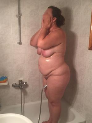 Taking a shower