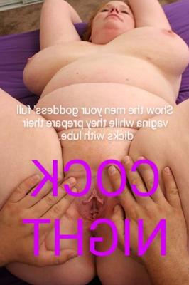 CHUBBY REDHEAD GODDESS captions - SPECIAL: COCK NIGHT