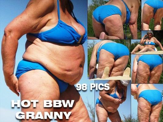 BBW Beach Voyeur (Granny) update