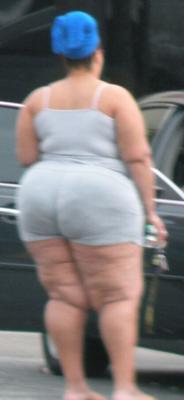 SUPER HUGE Black SSBBW Ass Legs BLURRY PICS-BUT STILL-WOW!