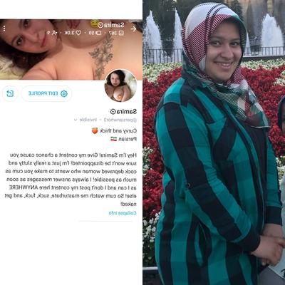 A bela iraniana persa muçulmana Hijabi BBW é uma prostituta secreta