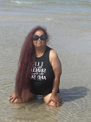 En la playa y una vez que estoy en casa