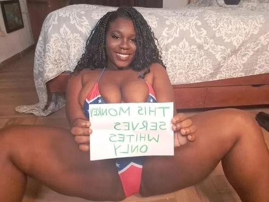 Ebony Ashley   Black slut knows her place