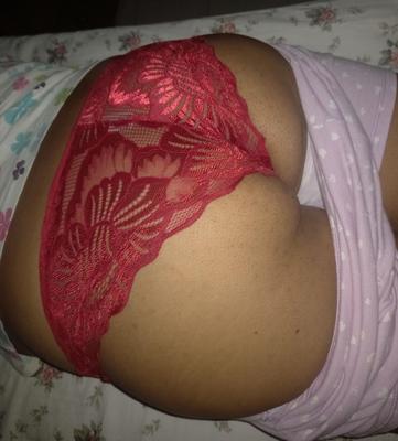 My Chubby Wife's Red Thong