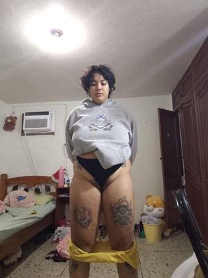 BBW Latina Whore Hairy Cunt Exposed